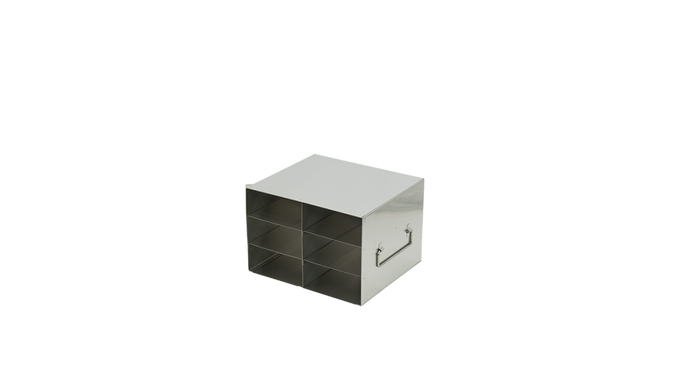 Crystal Industries - UFR-23 - Upright Freezer Rack for 96 Well Flipper Reversible Boxes, 2x3 Configuration