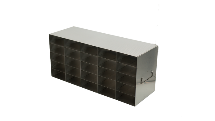 Crystal Industries - UFR-FLIPPER - Upright Freezer Rack for 96 Well Flipper Reversible Boxes