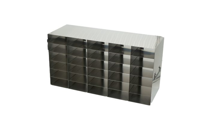 Crystal Industries - UFR-FLIPPER - Upright Freezer Rack for 96 Well Flipper Reversible Boxes