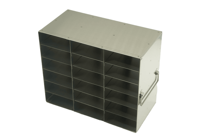Crystal Industries - UFS-25-36 - Upright Freezer Rack for 25-Place Slide Boxes, 3x6 Configuration