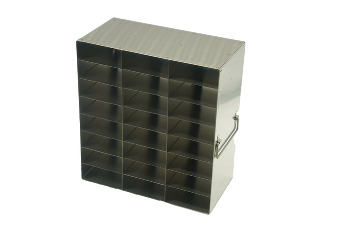 Crystal Industries - UFS-25-38 - Upright Freezer Rack for 25-Place Slide Boxes, 3x8 Configuration