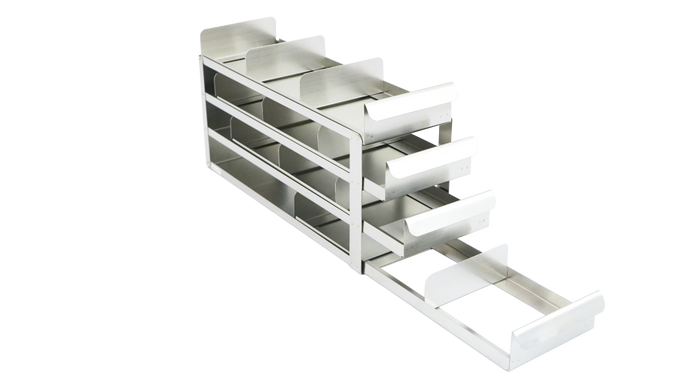 UFS-342 - Sliding Tray Rack for 2" Boxes, 3x4 Configuration