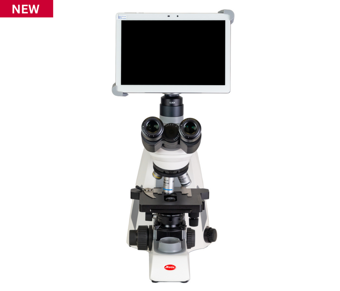 Motic Instruments - 1100403300212 - Panthera E2 Trinocular Upright Microscopes and BTI10 Digital Camera Bundles