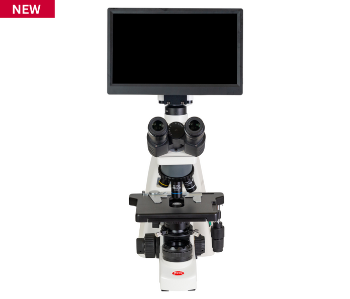 Motic Instruments - 1100401200851 - BA310E LED Trinocular Upright Microscopes, BMH4000X Camera bundle