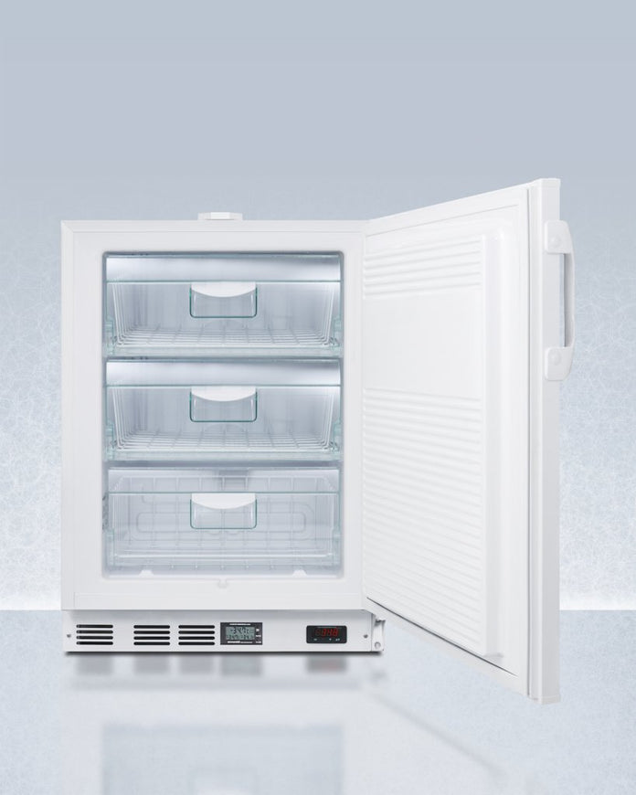 Accucold - VLT650ADALHD - 24" Wide Built-In All-Freezer, ADA Compliant, Left Hand Door