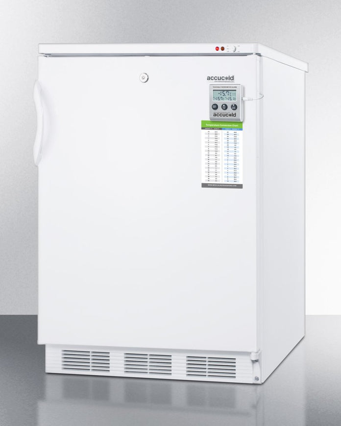 Accucold - VT65MLMEDLHD - 24" Wide All-Freezer, Left Hand Door