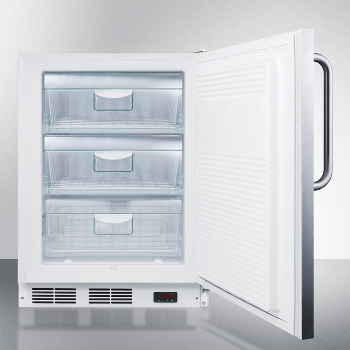 Accucold - VT65MLCSSADA - 24" Wide Built-In All-Freezer, ADA Compliant