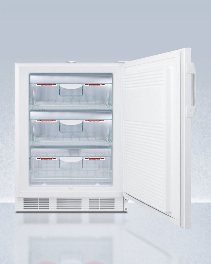 Accucold - VT65MLVAC456ADA - 24" Wide Built-In All-Freezer, Certified to NSF/ANSI 456 Standard for Vaccine Storage, ADA Compliant