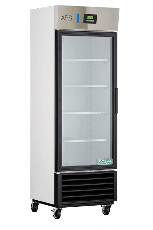 American Biotech Supply - ABT-HC-19-LH - 19 Cu. Ft. Capacity Premier Glass Door Laboratory Refrigerator, Left Hinged