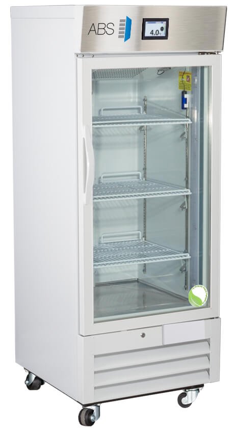 American Biotech Supply - ABT-HC-LP-12-TS - 12 Cu. Ft. TempLog Premier Laboratory Glass Door Refrigerator