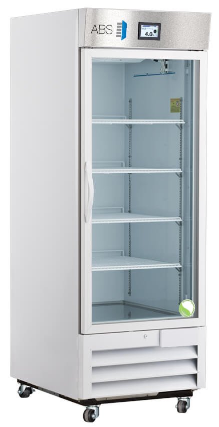 American Biotech Supply - ABT-HC-LP-26-TS - 26 Cu. Ft. TempLog Premier Laboratory Glass Door Refrigerator