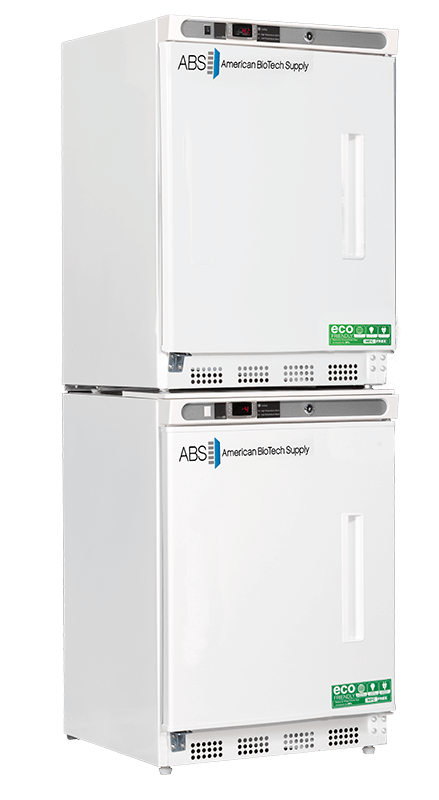 American Biotech Supply - ABT-HC-RFC9-LH - 9 Cu. Ft. Refrigerator and Freezer Combination, Left Hinged