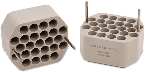 Beckman Coulter - B30603 - 17.5mm Diameter, 10ml Blood Tubes Adapter, 25 Tubes per Adapter