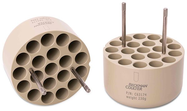 Beckman Coulter - C63174 - 16.5mm Diameter, 10ml Blood Tubes Adapter, 20 Tubes per Adapter