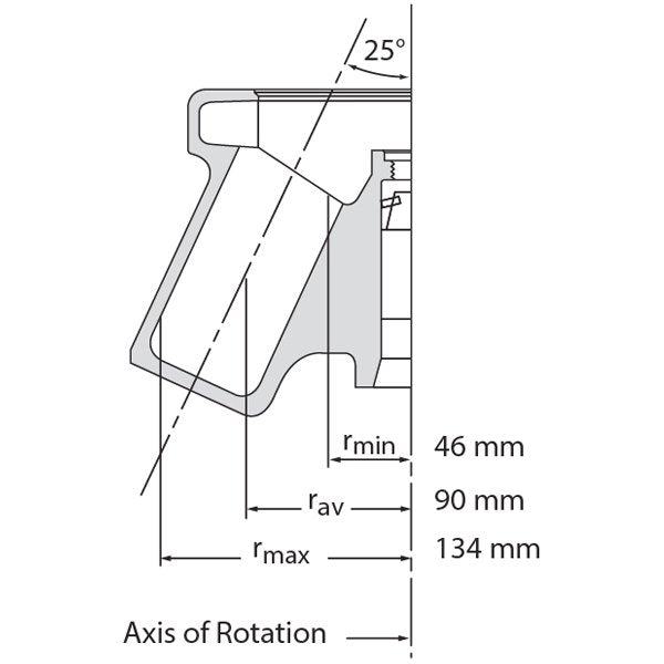 Beckman Coulter - 363934 - J-LITE®JLA-16.250 Fixed-Angle Aluminum Rotor, Single Lock