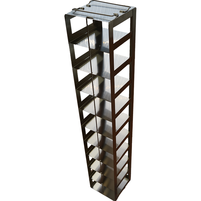 Crystal Industries - CF-10-3 - Vertical Rack for 3" Boxes, Holds 10 Boxes