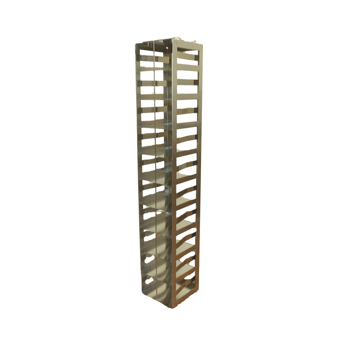 CF-10-3-S - Vertical Rack for 3" Boxes with Spring Lock, Holds 10 Boxes