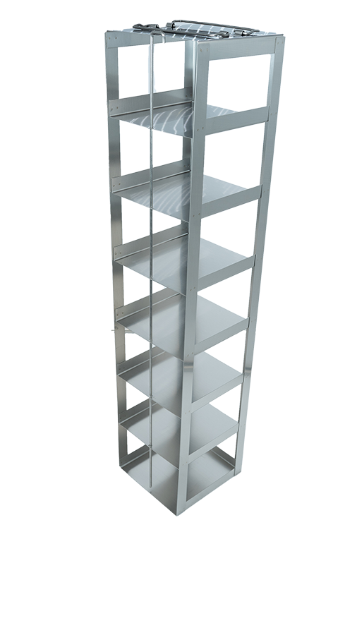 CF-7-L375 - Vertical Rack for Large 3.75" Boxes, Holds 7 Boxes