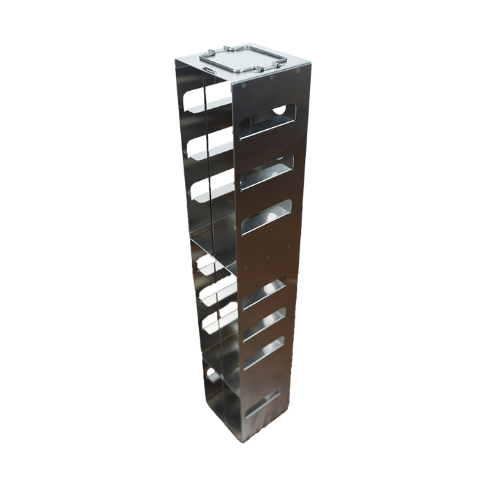 CFA-10-3 - Aluminum Vertical Rack for 3" Boxes, Holds 10 Boxes