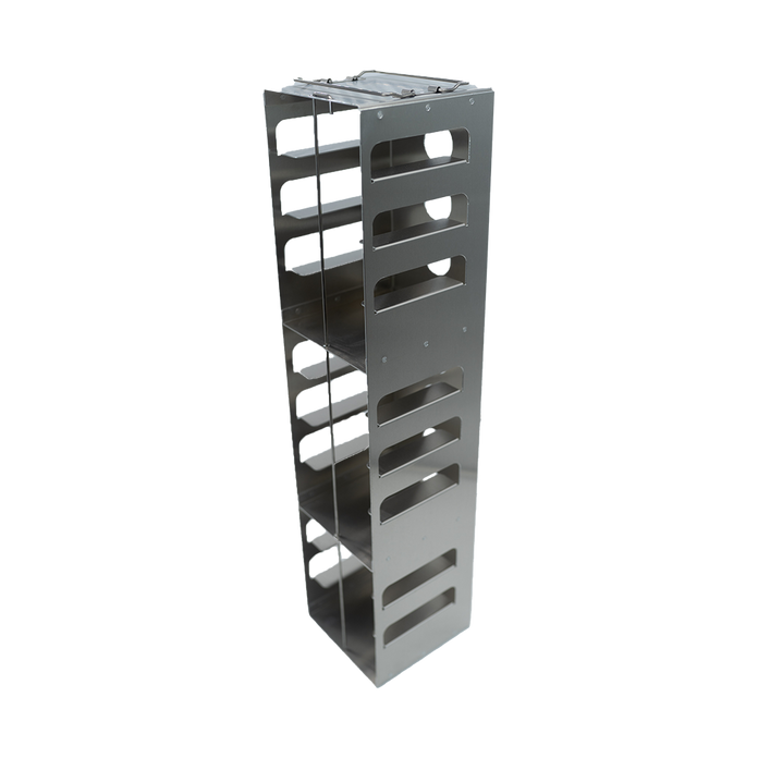 CFA-11-2 - Aluminum Vertical Rack for 2" Boxes, Holds 11 Boxes