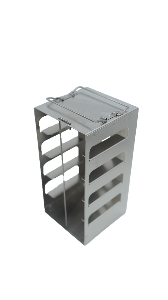 CFA-5-2 - Aluminum Vertical Rack for 2" Boxes, Holds 5 Boxes