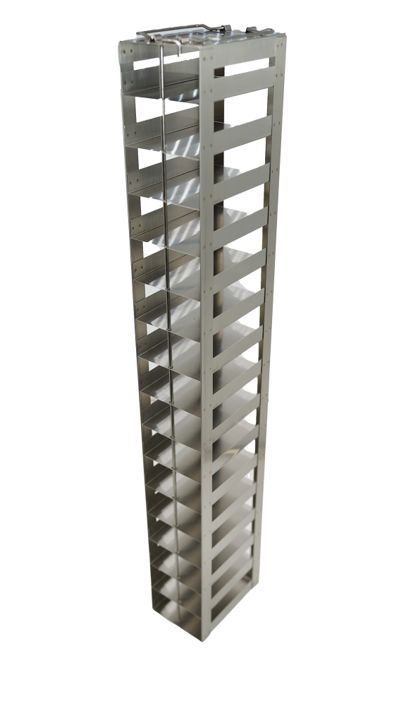 Crystal Industries - CFDP-16 - Vertical Rack for 96-Deep-Well Microtiter Plates, Holds 16 Boxes
