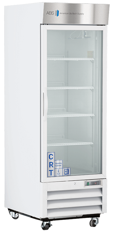 American Biotech Supply - CRT-ABT-HC-S23G - 23 Cu. Ft. Upright Controlled Room Temperature Cabinet, Glass Door