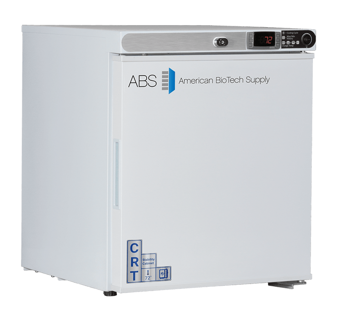American Biotech Supply - CRT-ABT-HC-UCFS-0104 - 1 Cu. Ft. Undercounter Controlled Room Temperature Cabinet, Freestanding