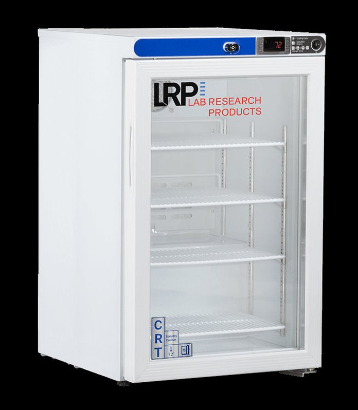 Lab Research Products - CRT-LRP-HC-UCFS-0204G - 2.5 Cu. Ft. Undercounter Controlled Room Temperature Cabinet, Freestanding, Glass Door
