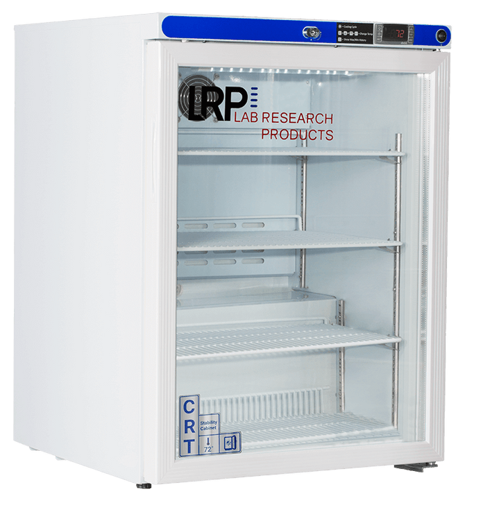 Lab Research Products (LRP) - CRT-LRP-HC-UCFS-0504G - 5.2 Cu. Ft. Undercounter Controlled Room Temperature Cabinet, Freestanding, Glass Door