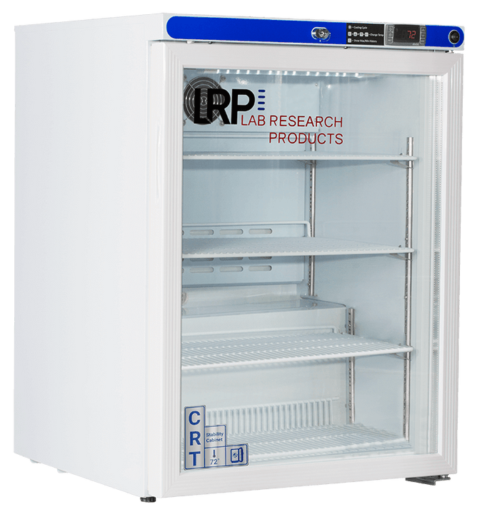Lab Research Products - CRT-LRP-HC-UCFS-0504G - 5.2 Cu. Ft. Undercounter Controlled Room Temperature Cabinet, Freestanding, Glass Door