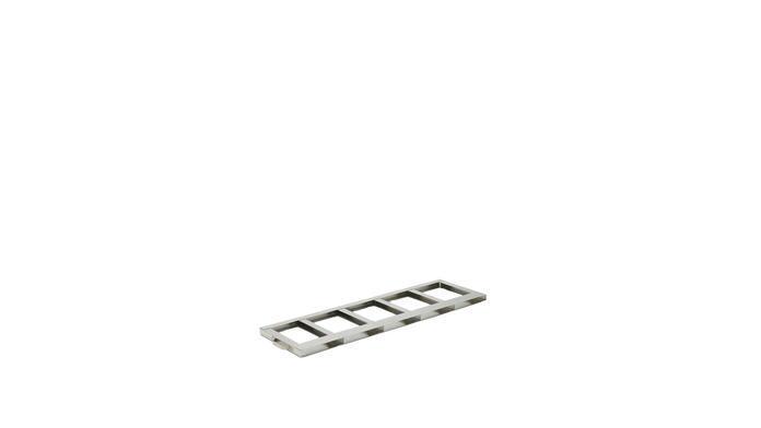 Crystal Industries - F-C-4R9951-5 - Stainless Steel Frame for Five Baxter/Fenwal C-4R9951 Aluminum Canisters