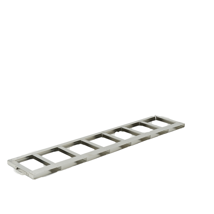 F-C-4R9951-7 - Stainless Steel Frame for Seven Baxter/Fenwal C-4R9951 Aluminum Canisters