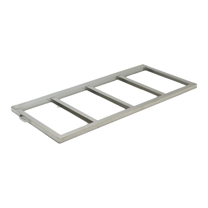 F-C-4R9957-4 - Stainless Steel Frame for Four Baxter/Fenwal C-4R9957 Aluminum Canisters