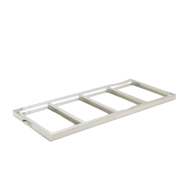 F-C-4R9959-4 - Stainless Steel Frame for Four Baxter/Fenwal C-4R9959 Aluminum Canisters