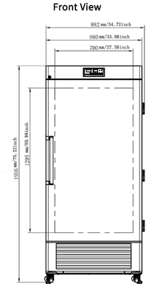 LEC - LEC-F2430 - Upright -30ºC BioMedical Freezer