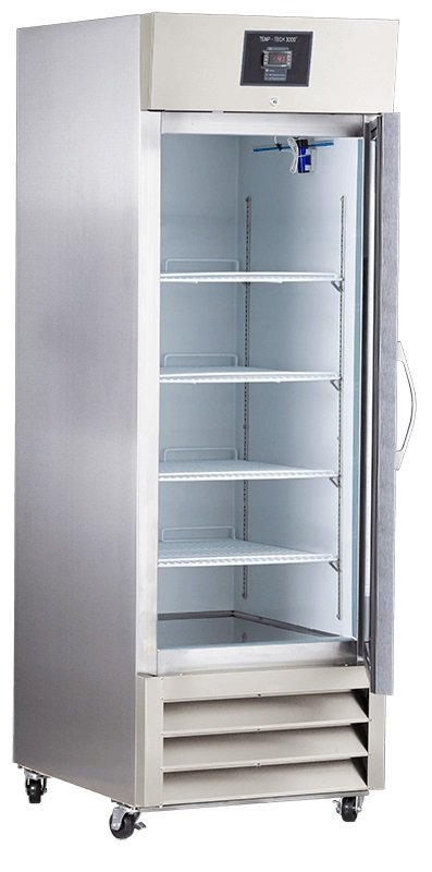Lab Research Products (LRP) - PH-LRP-HC-SSP-23G - 23 Cu. Ft. Plus Series Glass Door Stainless Steel Pharmacy Refrigerator