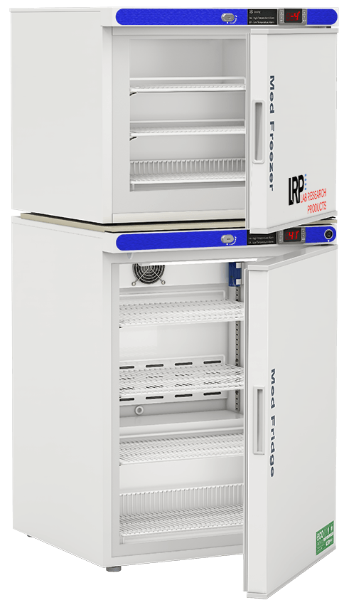 Lab Research Products (LRP) - PH-LRP-HC-RFC7S - 7 Cu. Ft. Pharmacy Refrigerator & Freezer Solid Door Combination