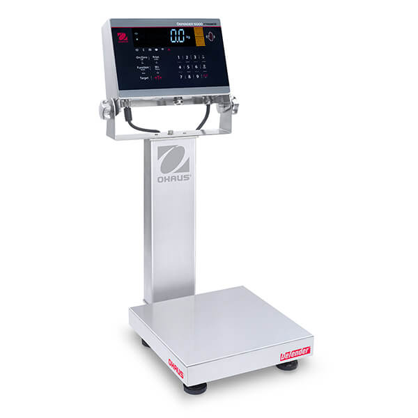 Ohaus - DEFENDER6000-D61XWE-HYB-ADV - Defender™ 6000 Hybrid Advanced IP68/IP69k Washdown Bench Scale