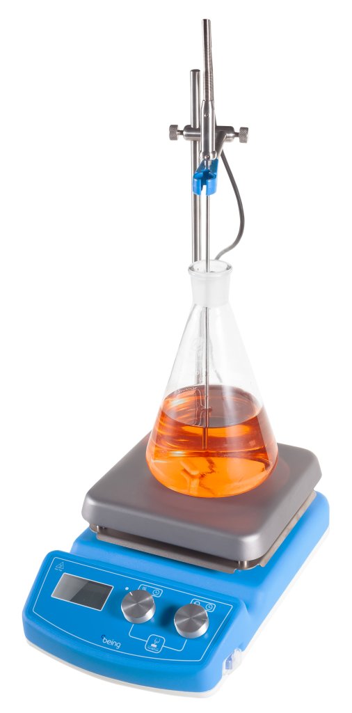 Being - BMS-07A3 - Square Plate Magnetic Heated Stirrer, 3L