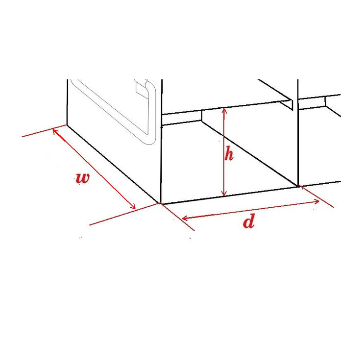 UF-332 - Upright Freezer Rack for 2" Boxes, 3x3 Configuration