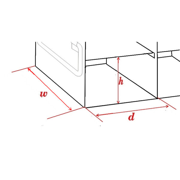 Crystal Industries - UF-552 - Upright Freezer Rack for 2" Boxes, 5x5 Configuration