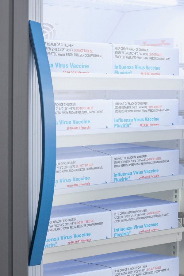 Accucold - ARG12PVDRLHD - 12 Cu.Ft. Upright Vaccine Refrigerator with Removable Drawers, Left Hand Door