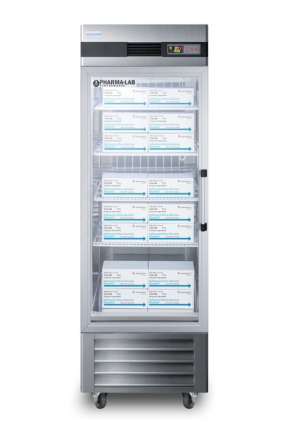 Accucold - ARG23MLLHPHI - 23 Cu.Ft. Upright Pharmacy Refrigerator, Probe Hole
