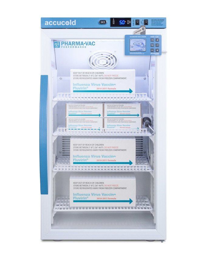 Accucold - ARG3PVDL2BLHD - 3 Cu.Ft. Counter Height Vaccine Refrigerator, Left Hand Door
