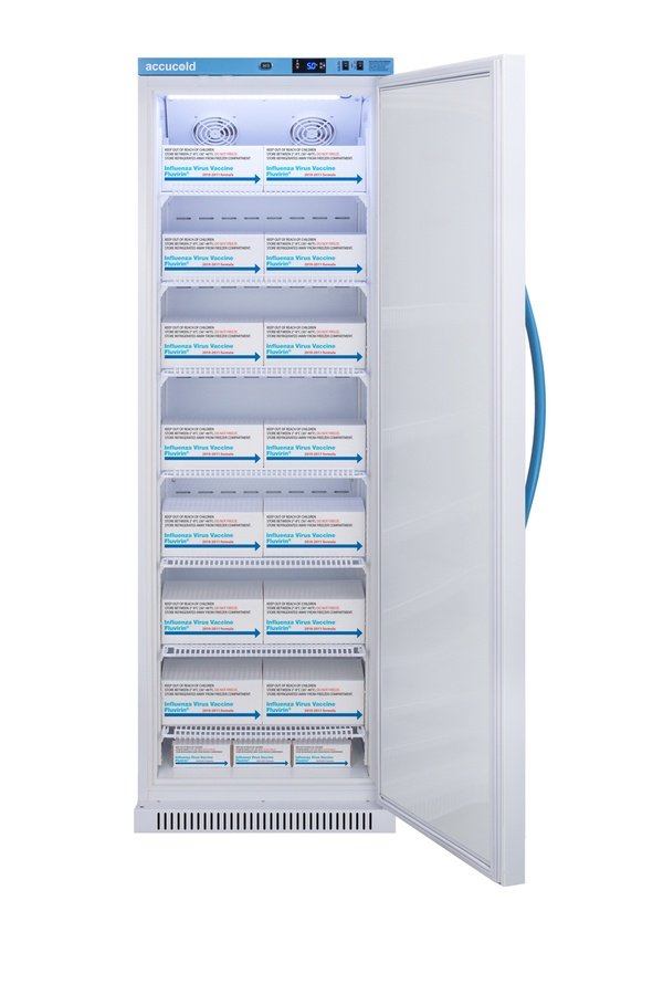 Accucold - ARS15PVDL2BLHD - 15 Cu.Ft. Upright Vaccine Refrigerator, Left Hand Door