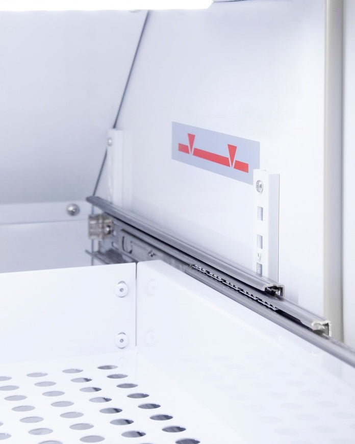 Accucold - ARS15PVDRLHD - 15 Cu.Ft. Upright Vaccine Refrigerator with Removable Drawers, Left Hand Door