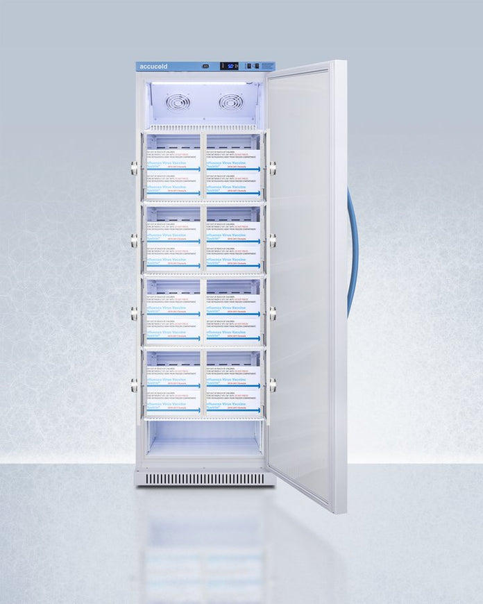 Accucold - ARS15PVLOCKER - 15 Cu. Ft. Upright Vaccine Refrigerator with Interior Lockers