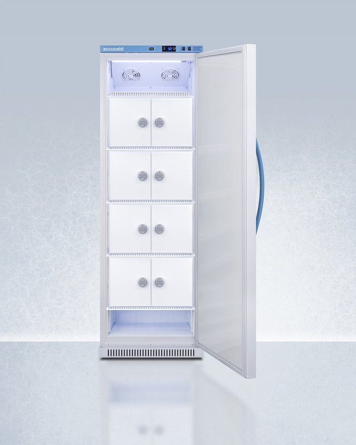 Accucold - ARS15PVLOCKER - 15 Cu. Ft. Upright Vaccine Refrigerator with Interior Lockers