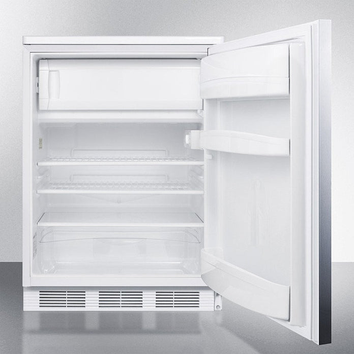 Accucold - CT66LWSSHH - 24" Wide Refrigerator-Freezer